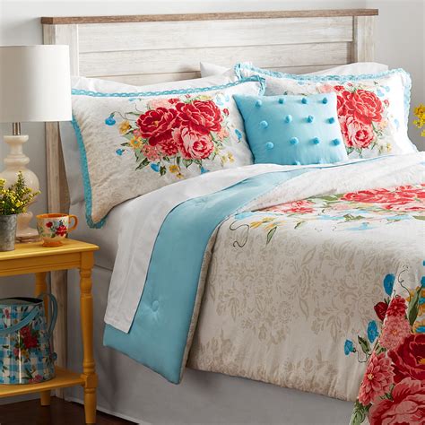 00 American Doll 18 inch bedding set, 4 piece comforter doll set, 18" doll bedding with tropical flowers, pink-yellow-blue doll bedding SewFunSewCuteDesigns (16) 26. . Pioneer woman bedding sets